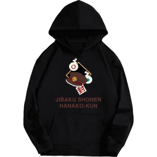 Anime Toilet-Bound Hanako Kun Hoodies Pullover Cartoon Hooded Sweatshirt Unisex Outerwear Cosplay Costume