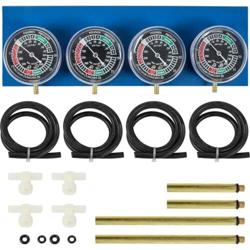 Universal Motorcycle 4 Carburetor Synchronizer Synchronization Tool Compatible with for Suzuki 550 650 750 Radian 600