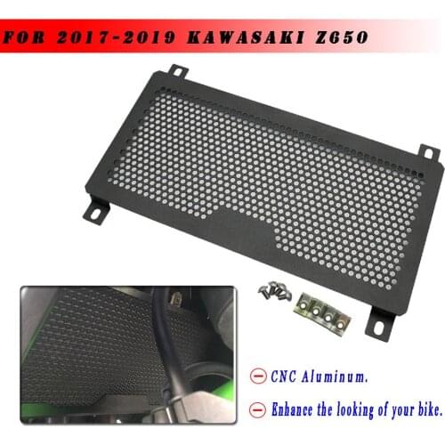 For 2017 2018 2019 Kawasaki NINJA650 Z650 Z 650 Aluminum Radiator Guard Cooler Protector Cover Protection Motorcycle Accessories