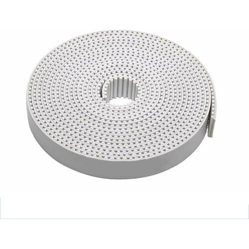 1Meters White 3M 5M 8M Open Timing Belt Polyurethane With Steel Core For 3D Printer/CNC Machine Width 10-40mm
