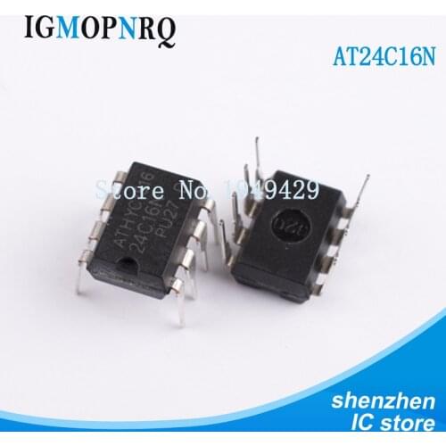 10PCS AT24C16 24C16 DIP8 AT24C16-PU27 new fast delivery