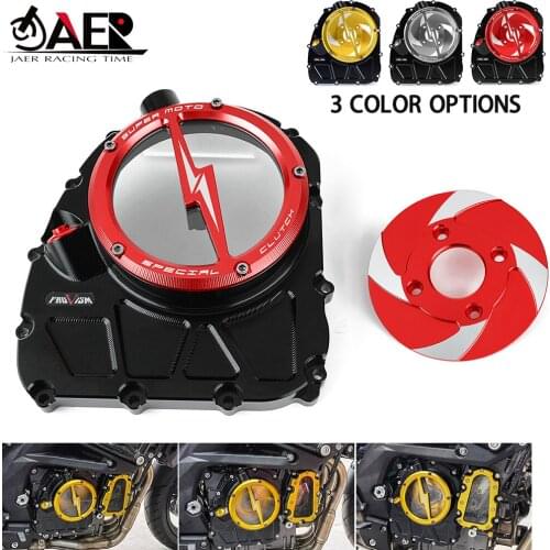 Motorcycle Accessories for Benelli BN600 TNT600 BJ600 BJ600GS BJ600i CNC Engine Parts Racing Clutch Cover Spring Retainer Clear