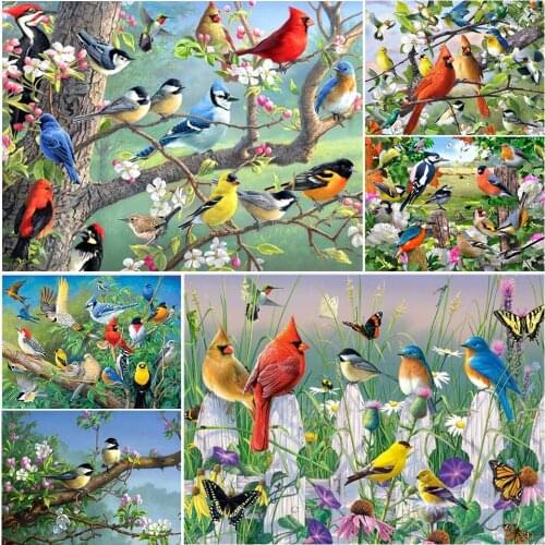 5D DIY Diamond Painting Animals Birds Cross Stitch Kit Full Drill Square Embroidery Mosaic Art Picture of Rhinestones Decor