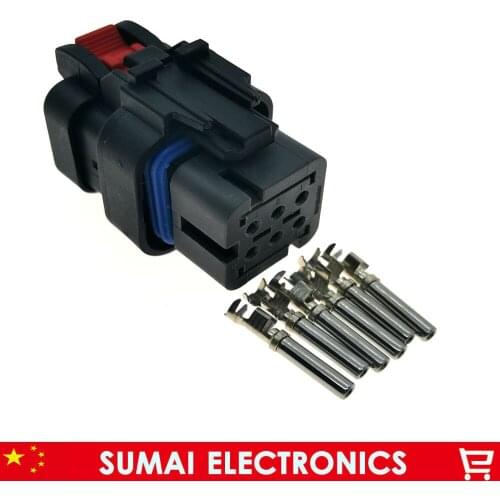 AMP/TE 6 Pin Auto 776433-2 776531-2 Camshaft sensor plug,6P Oil pressure/atmospheric pressure sensor plug for Excavator Carter