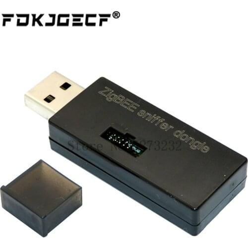 Wireless Zigbee CC2531 CC2540 Sniffer Bare Board Packet Protocol Analyzer USB Interface Dongle Capture Packet Module Black Shell