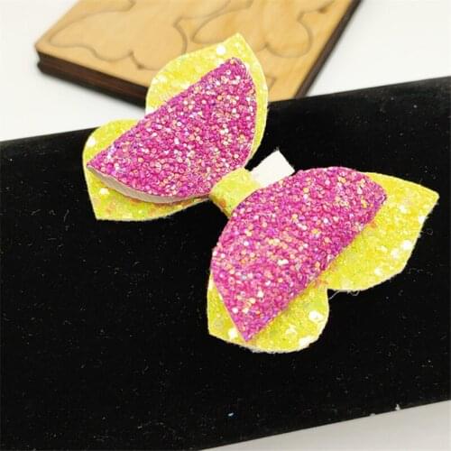3.5 inch hairbow butterfly shape cutting die wooden mold HD110