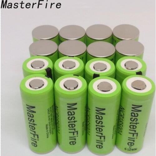 MasterFire 10pcs/lot Original 3.7V NCR18500A 2000mah 18500 Rechargeable Li-Ion Battery Lithium Batteries Cell For Panasonic