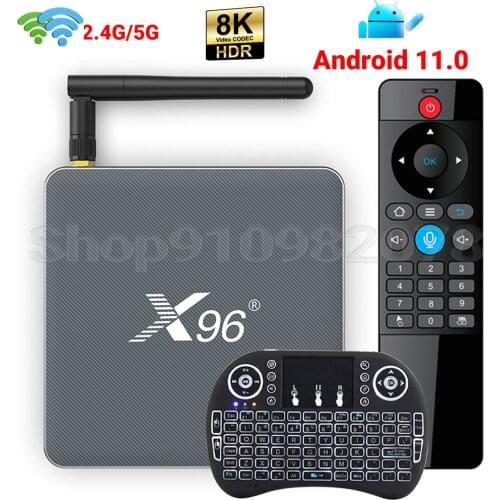X96 X6 Media Player RK3566 Mali G52 2EE Android 11.0 2.4G 5G Dual Wifi 1000M LAN BT4.0 8K H.265 HEVC HD Set Top Box TV Box