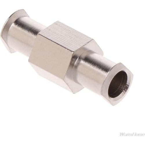 1pcs Luer Lock Adapter Coupler Nickel Plated Brass Female to Female Fittings Connector with 4mm Aperture F26 21 Dropshipping