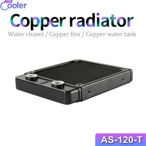 Full Aluminum Radiator Computer Water Cooled Row black/white Heat Exchanger for PC water cooling