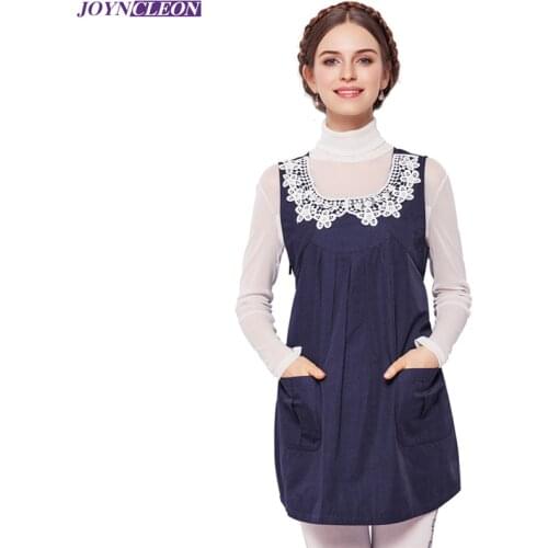 Direct selling electromagnetic radiation protective Sweet lace maternity clothing EMF shielding high quality metal fiber dress