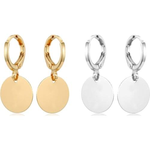 1Pair Fashion Trend Stainless Steel Stud Earrings For Men And Women Gothic Street Pop Hip Hop Ear Jewelry Gifts Wholsales