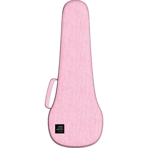 TOM Zip Up Pink Ukulele Storage Bag Carrier Case Pouch for 23 Inch /21 Inch Ukulele Music Instrument Accessories