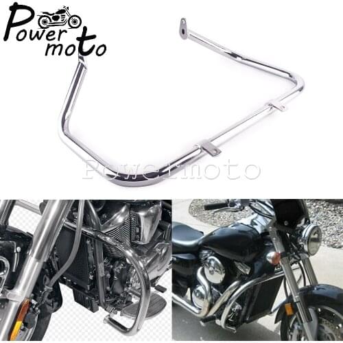For Kawasaki VN1500 Vulcano 1500 1996 1997 1998-2008 Chrome 1-1/4" Motorcycle Engine Guard Highway Crash Bar Bumper Protector