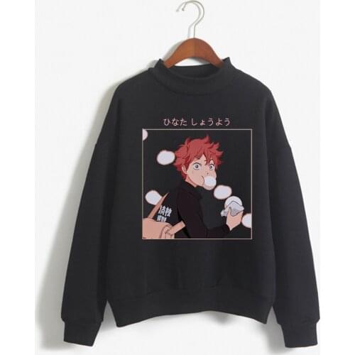 Haikyuu Sweatshirt Fashion Women Women Sweatshirt Top Casual Long Sleeve Print Pullover Harajuku Sweatshirt Warm
