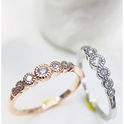 New Fashion Simple 100% 925 silver original diamond Brand Rings For Women Female Ring moissanite engagement ring Jewelry