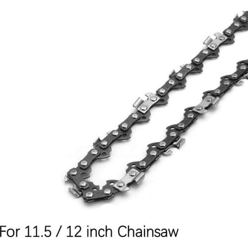 11.5/12 Inch 44 Drive Link Chainsaw saw Chain Blade Wood Cutting Chainsaw Parts Chainsaw Saw Mill Chain for Cutting Lumbers
