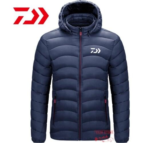 2021 Daiwa Fishing Jacket Winter For Fishing Men Keep Warm Jacket Causal Cotton Fishing Shirt Outdoor Sports Fishing Clothing