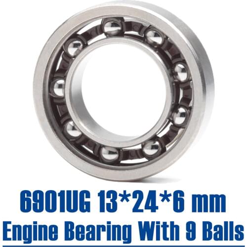 6901UG RC Engine Bearing 13x24x6 mm ABEC-3 ( 1 PC ) 6901 UG ID 13mm Glow Plug Model R/C Engines Ball Bearings