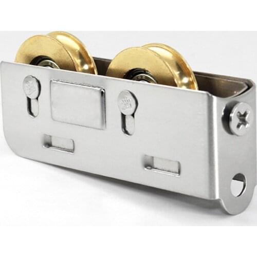 888-Type Sliding Door Plastic Steel Pulley Aluminum Alloy Windows Brass Wheel Muted Roller Hardware