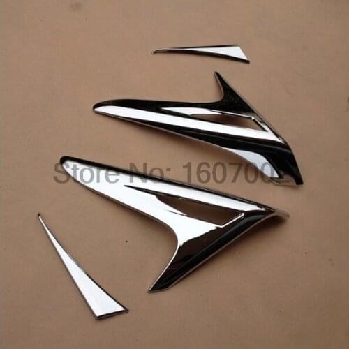 For Lexus NX200 NX200t NX300h 2015 2016 Exterior Car Rear Lamp Cover Taillight Lamp Hood Shade Frame Decoration 4PCS/SET