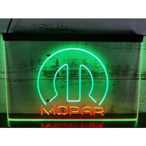 SS199 Mopar Dual Color LED Neon Sign