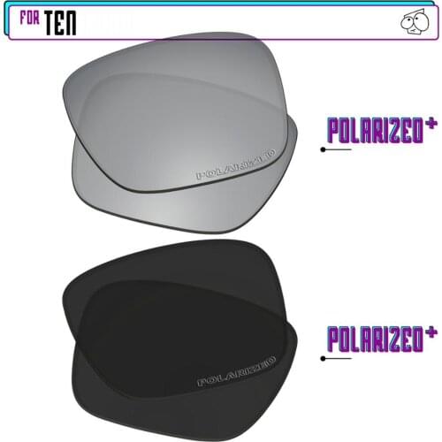 EZReplace Polarized Replacement Lenses for - Oakley Ten Sunglasses - Blk P Plus-SirP Plus