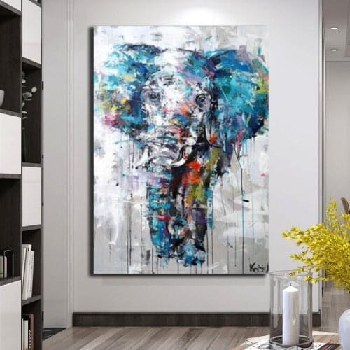 Graffiti Wall Art Modern Home Decoration Paintings On The Wall Canvas Posters and Prints Frameless Picture for Interior