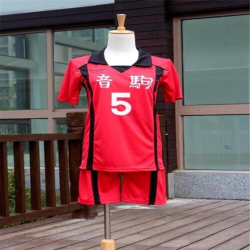 Haikyuu!! Nekoma High School #5 Kenma Kozume Cosplay Costume Jersey Sports Wear Uniform