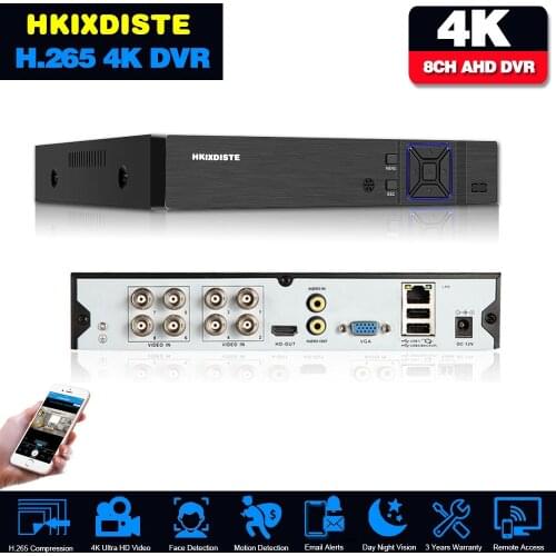 HD CCTV 1080P DVR 8ch AHD 1080P surveillance DVR NVR 8 channel AHD-NH 1080P HDMI security standalone 3G WIFI DVR video recorder