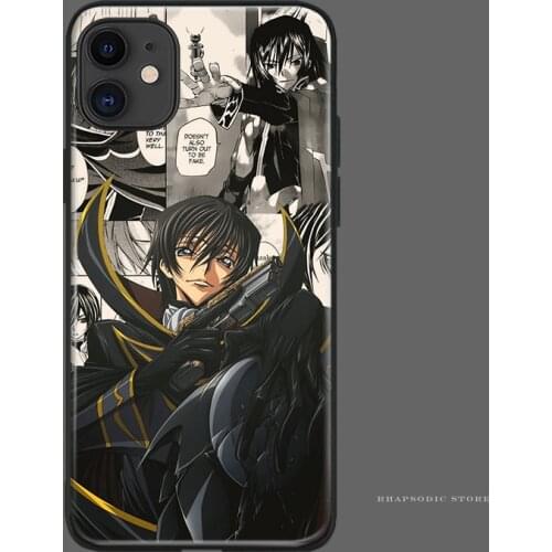 Lelouch vi Britannia Code Geass anime soft silicone Phone case cover shell For iPhone 6 6s 7 8 Plus X XR XS 11 12 mini Pro Max