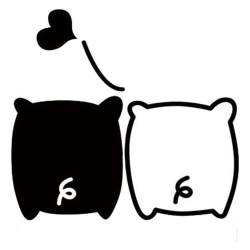 Love Pig Switch Stickers Vinyl Wall Sticker Marriage Room Decorated Living Room 2SS0047