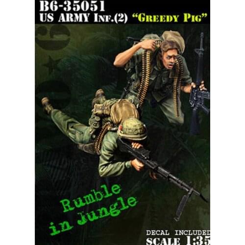Resin U.S. Army Vietnam War Two Person Kit 1:35
