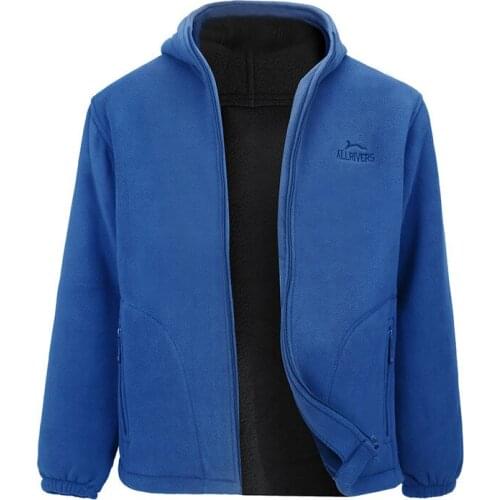 Large size hooded sweater outdoor warm jacket in autumn and winter mens plus velvet padded warm lamb velvet mens jacket