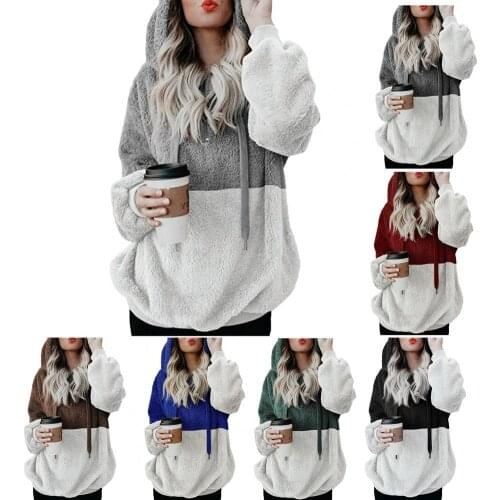 Oversized Hoodie Spring 2021 New Sweatshirt Drawstring Warm Colorful Sports Hoodie Drawstring Women Casual Sweatshirt for Office