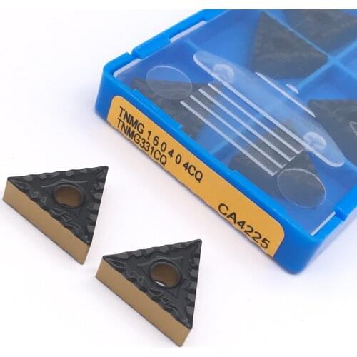 10pcs TNMG160404 CQ CA4225 Carbide Inserts High Quality Turning Knife Blade CNC Lathe Metal Plate TNMG160404 Cutting Tool