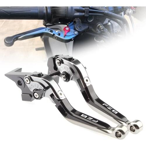 Motorcycle Accessories CNC Extendable Adjustable Folding Brake Clutch Levers For YAMAHA FZ8 FAZER FZ 8 2011 2012 2013 2014 2015
