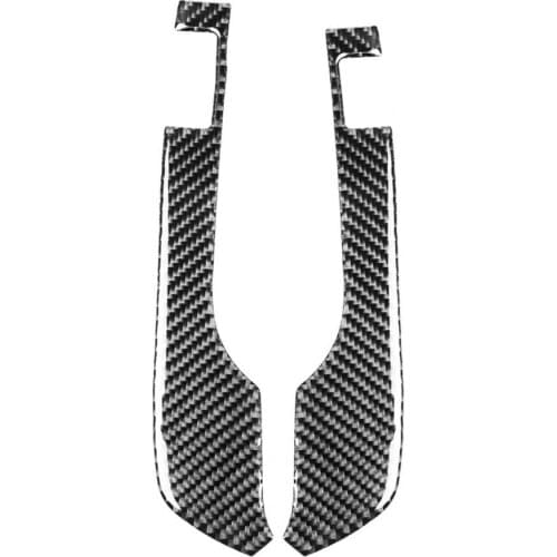 2Pcs Car Carbon Fiber Speedometer Panel Frame Sticker for Nissan GTR R35 2008-2016