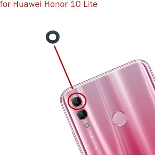 2pcs/lot for Huawei Honor 10 Lite Back Camera Glass Lens Main Rear Camera Lens with Glue for Honor 10 Lite Repair Spare Parts