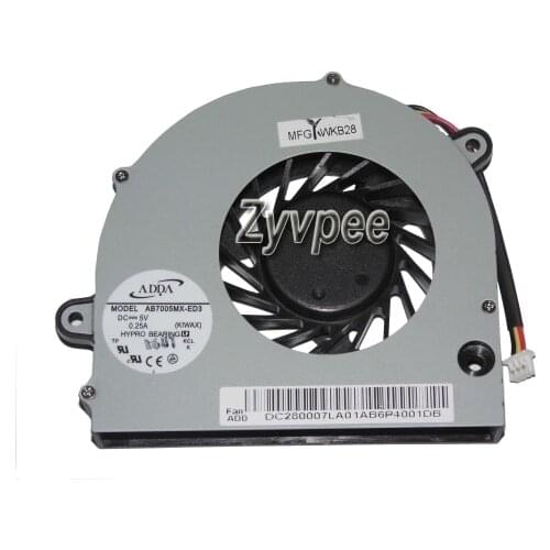 AB7005MX-ED3 (KIWAX) 5V 0.25A 3Wire For IBM Lenovo G450 G450A G450M G455 G550 G555 CPU Cooler Fan