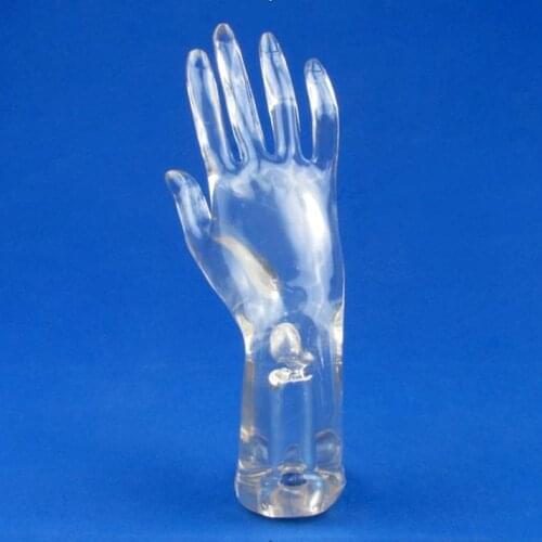 Free Shipping!! Fashionable New High Quality Glass Hand Mannequin Glass Hand Model On Sale