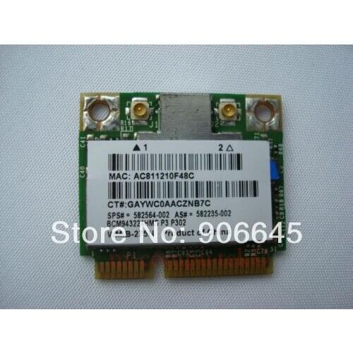 BroadCom BCM943224HMS BCM43224 BCM943224 Half wireless WLAN Card 518434 582564 582235 for HP