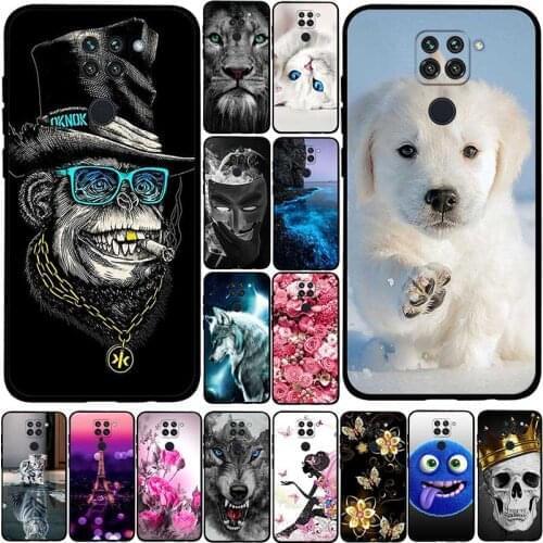Phone For Xiaomi Redmi 10x 4G Case Silicon Back Cover for Xiomi Redmi 10x 4G Case for Xiami Redmi 10x 4G Phone Shell Cute Cat