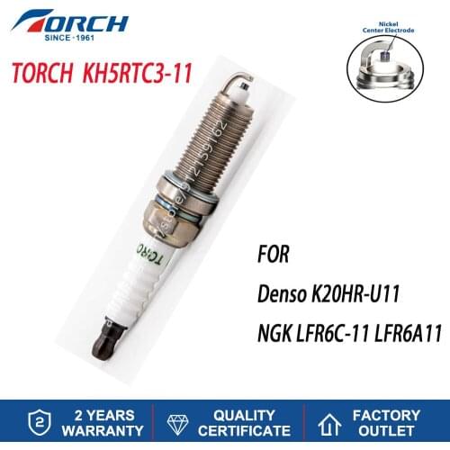 Denso K20HR IKH16 K16HPR FR8ME NGK LFR6C LFR5A LFR6A11 Auto Spark Plug K6RTM3 KH6RTC KH5RTC3-11 Engines Components
