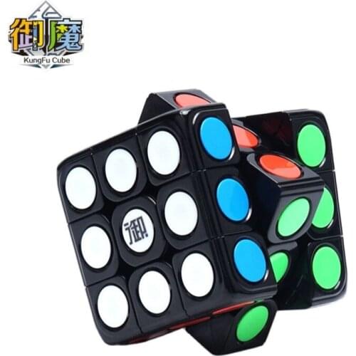 KungFu Dots 3x3x3 5.6cm Magic Cube Smooth Yumo Yuandian 3x3 Speed Magico Cubo Puzzle Anti-stress Educational Toys Gift kid Adult