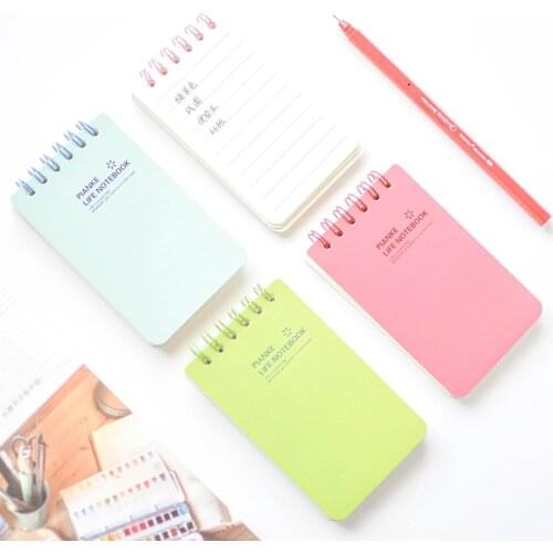 Small Fresh Pocket Notebook Student Cute Book Korean Creative Note Stationery Supplies Book Planner Time Organizer School W I5O8