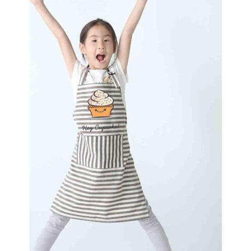 Cute Baby Smock Childrens Anti-fouling Anti-dirty Apron Suit Baking Painting Clothes Kids Eating Apron