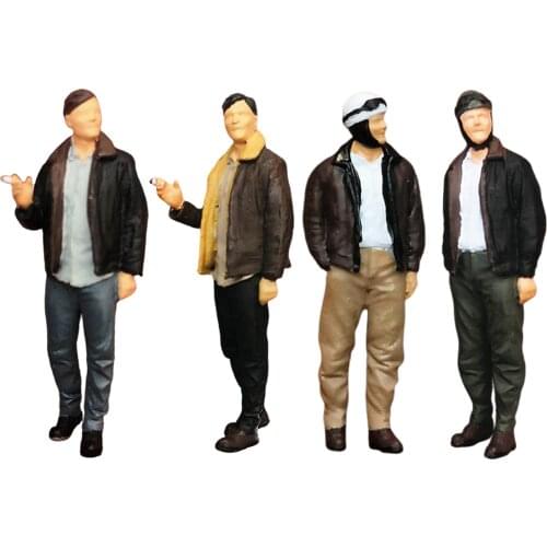 Model Gift Toys For Kids Children 1/64 Scale Hand Painted Resin Character Model Race Medal Figures Realistic Shape Model Dolls