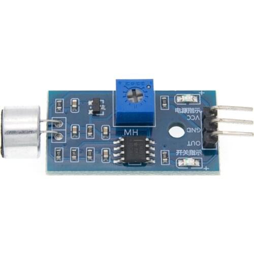 5pcs Wholesale Sound Detection Sensor Module Sound Sensor Intelligent Vehicle