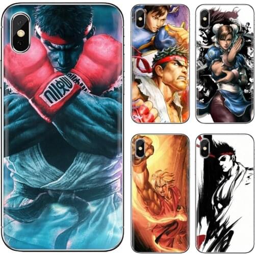 For Huawei Mate 20 30 40 7 8 9 10 Lite Pro P Smart 2018 2019 Plus G7 G8 Street-Fighter-C-Ryu Soft TPU Phone Cover